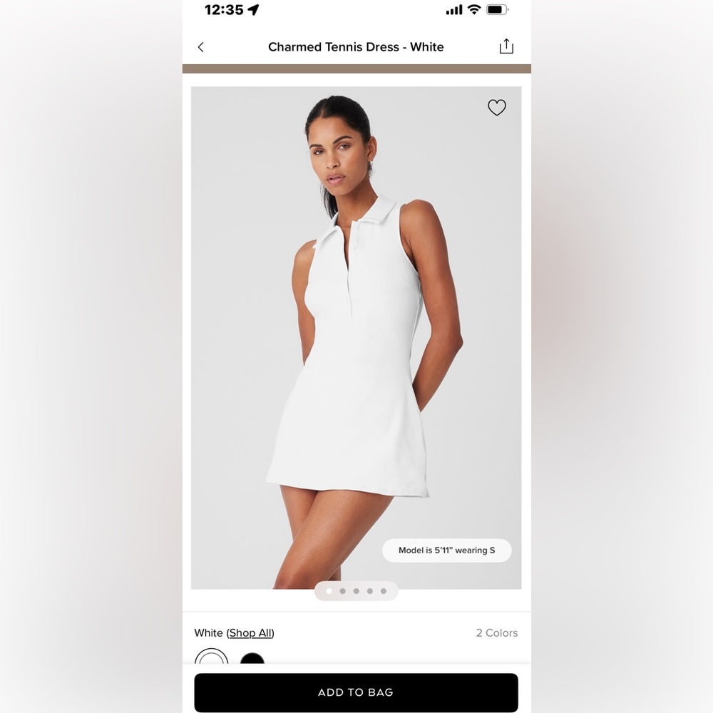 Alo Charmed Tennis Dress